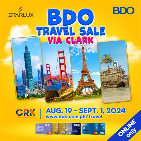 bdo travel promo|bdo airline promo.